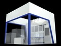 EX2-388展示展台3DMAX模型设计源文件免费下载