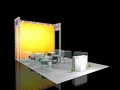 EX1-203展会效果图3d模型设计文件
